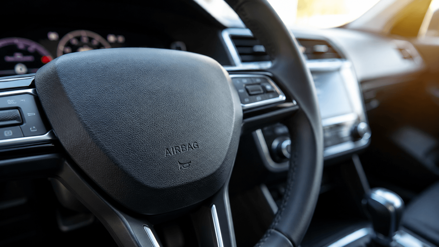 airbag na volante v aute