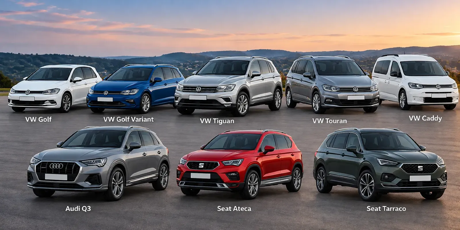 Volkswagen Golf, Golf Variant, Tiguan, Touran, Caddy, Audi Q3, Seat Ateca a Tarraco v zvolávacej akcii pre problém s riadením